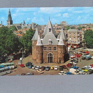 Vintage Postcard - The Waag buidling Amsterdam - Rembrandt